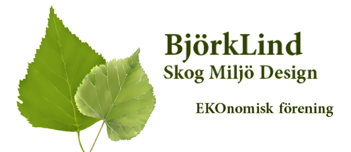 Björklind Skog Miljö Design - logotyp